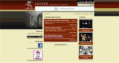 Desktop Screenshot of maszk.hu