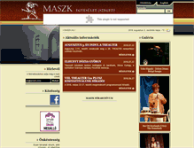 Tablet Screenshot of maszk.hu